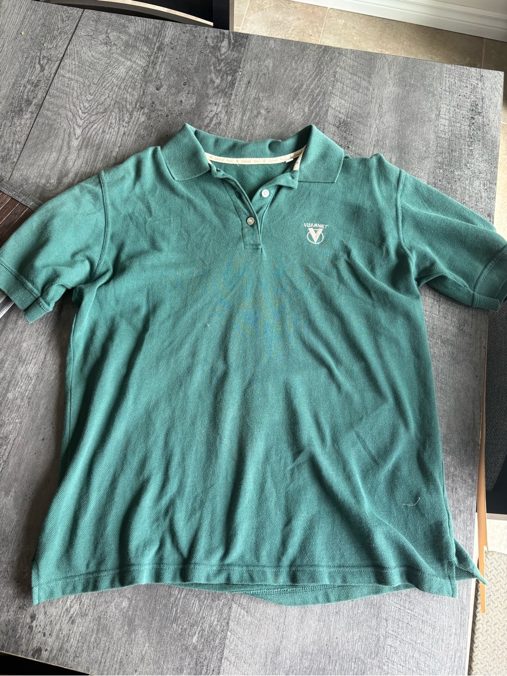 Vuarnet Teal Polo Shirt with Small Logo